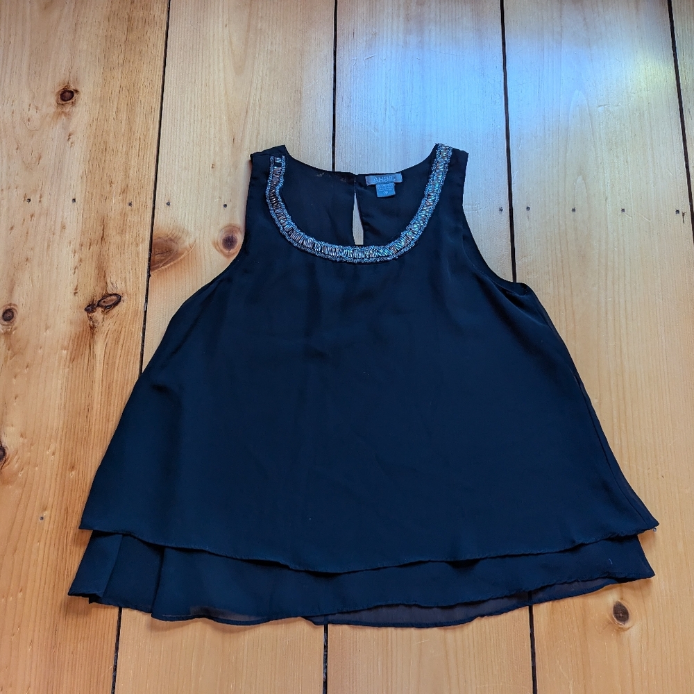 Black flowy blouse Small Angie